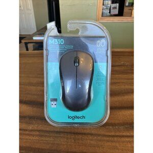 Logitech - M310 Wireless Optical Mouse Graphite Gray New / Sealed